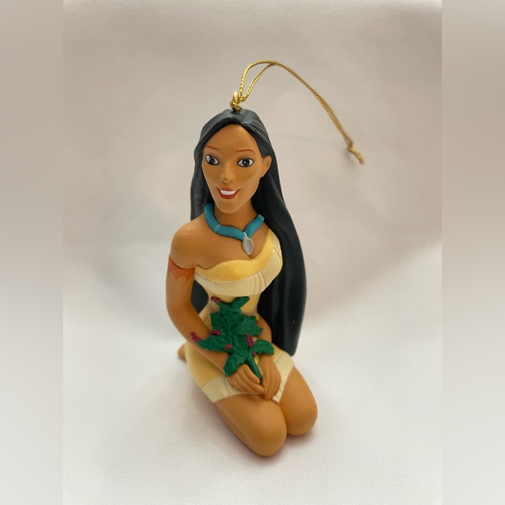 Pocahontas Christmas Ornament in EUC. 3 1/5 inches tall
